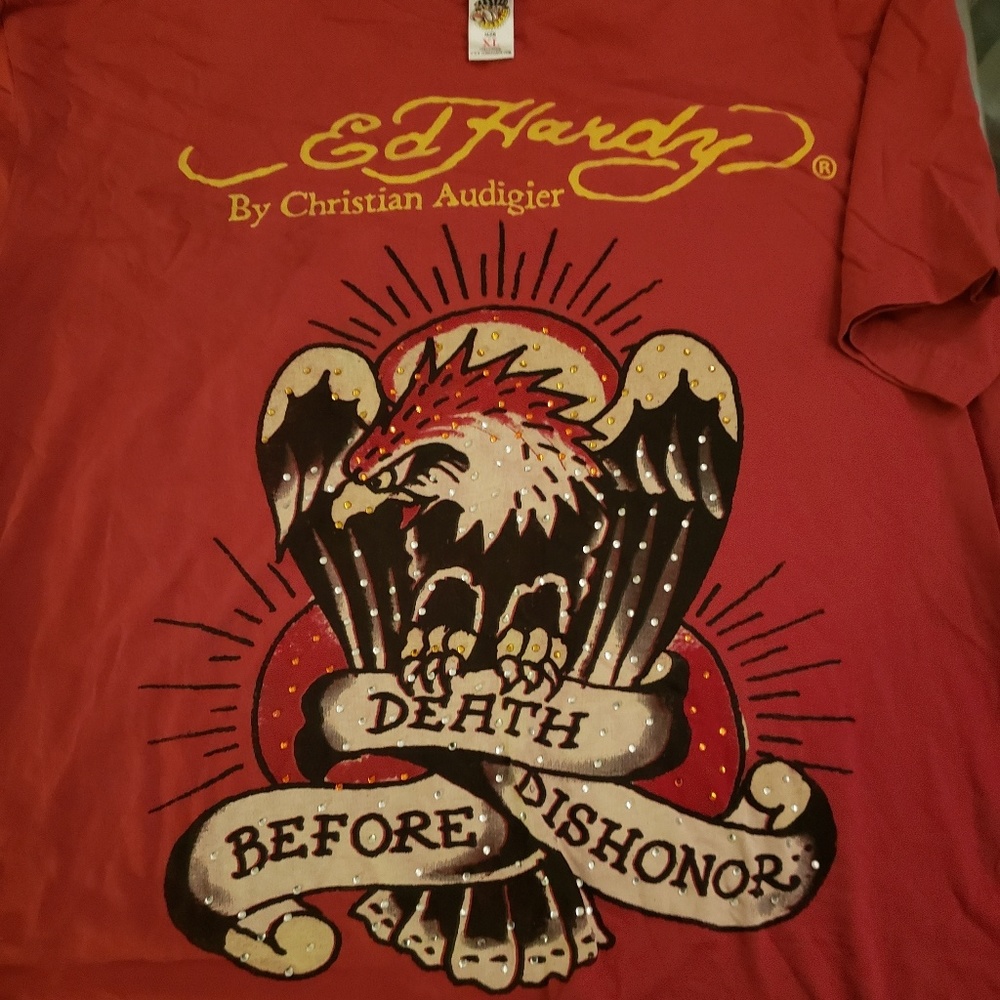 Ed hardy mens shirt xl